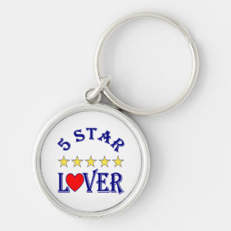 Blue 5 Star Lover Keychain