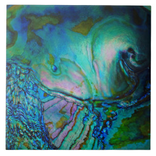Blue Abalone Shell Tile