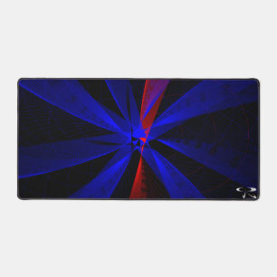 Blue Abstract Accent Mouse Pad Mat