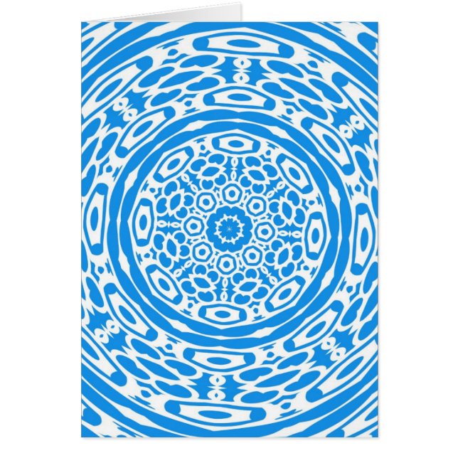 Blue Abstract Art (Front)