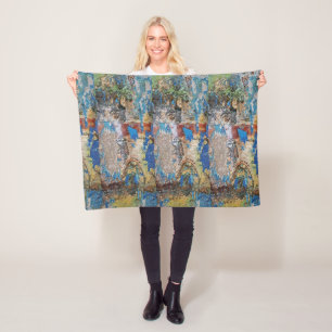 Blue Abstract Blanket