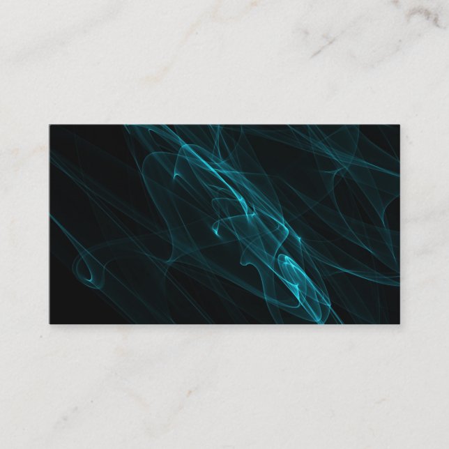 Blue Abstract business cards (Front)