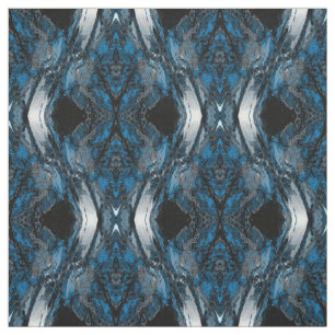 Blue Abstract Fabric