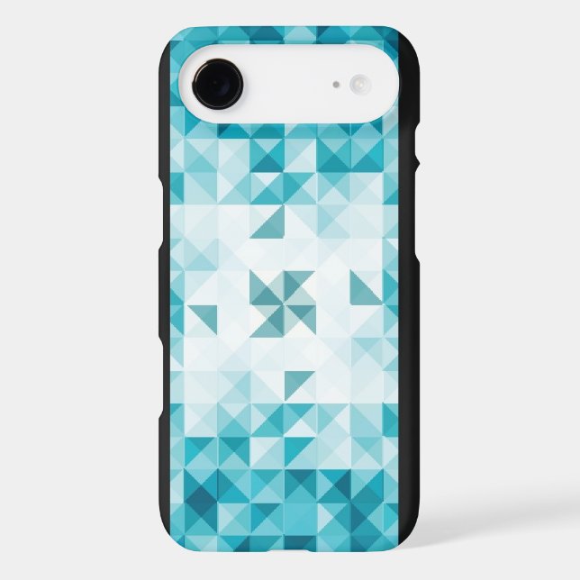 Blue Abstract Geometrical Background Template iPod Touch (5th Generation) Case (Back)