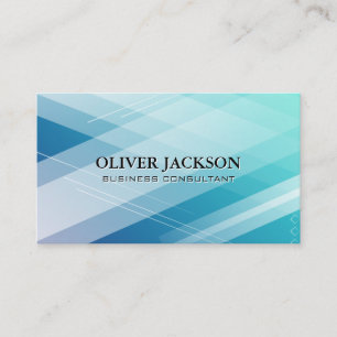 Blue Abstract Hues Background Business Card
