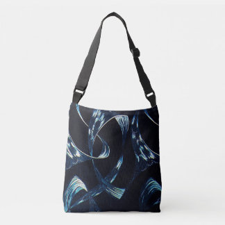 Blue Abstract Minimalist Crossbody bag