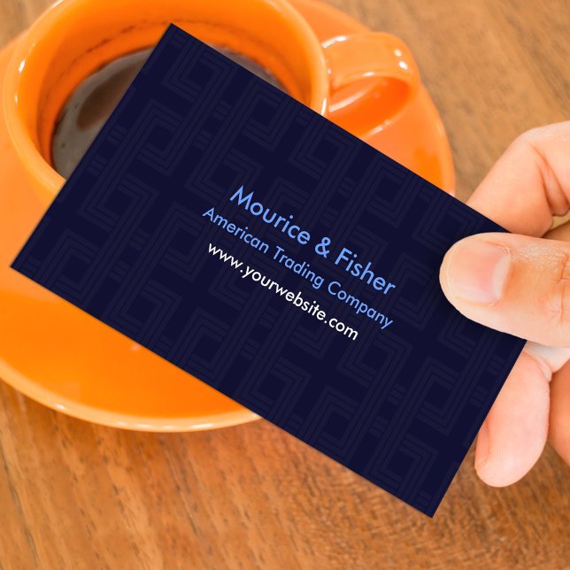 Blue Abstract Modern Business Card (Creator Uploaded)
