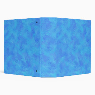 Blue Abstract Pattern  Binder