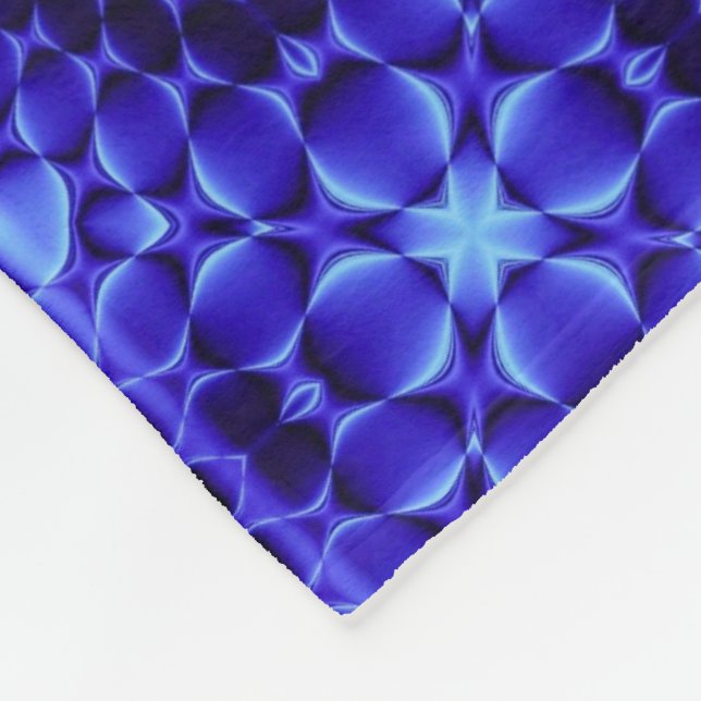 Blue Abstract Pattern Blanket (Corner)
