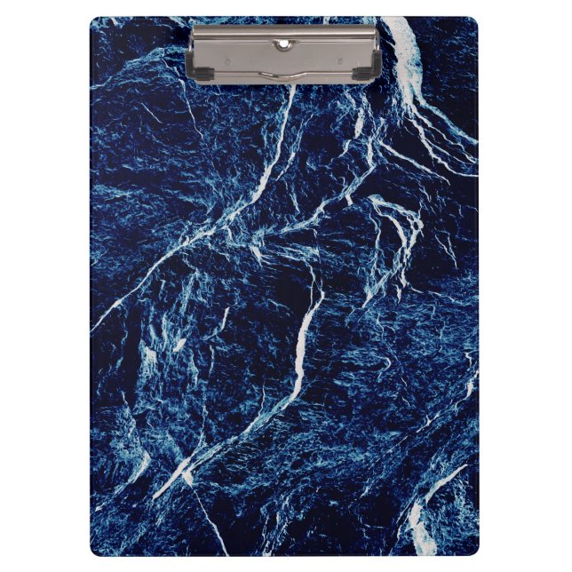 Blue Abstract Pattern Clipboard (Front)