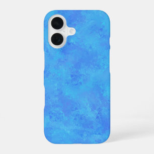 Blue Abstract Pattern iPhone 16 Case