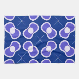 Blue Abstract Pattern Kitchen Towel