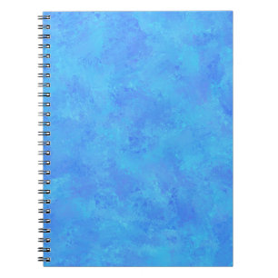 Blue Abstract Pattern Notebook