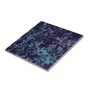 Blue Abstract Tile