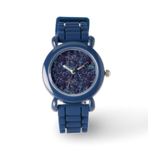 Blue Abstract  Watch