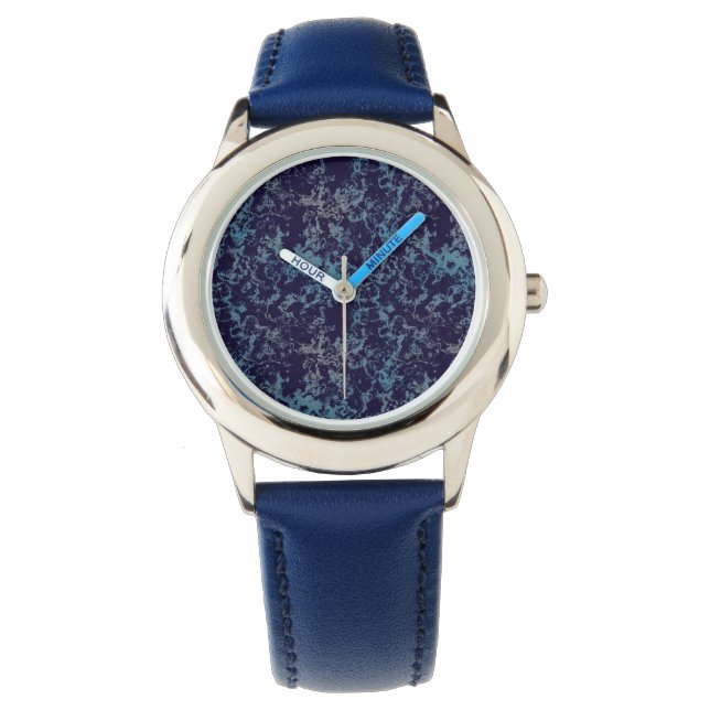 Blue Abstract  Watch (Front)