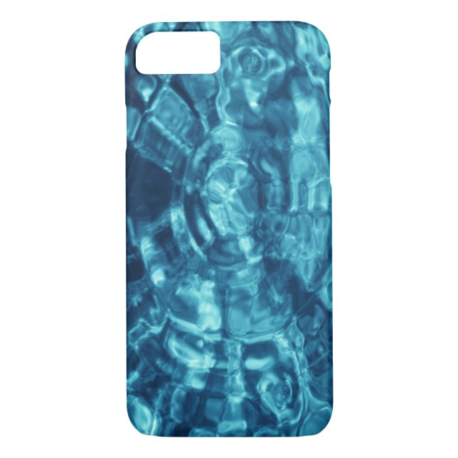 Blue Abstract Water Photo Case-Mate iPhone Case (Back)