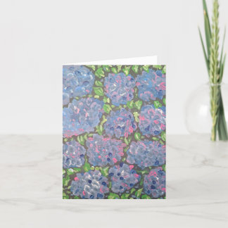 Blue Abundance Note Card