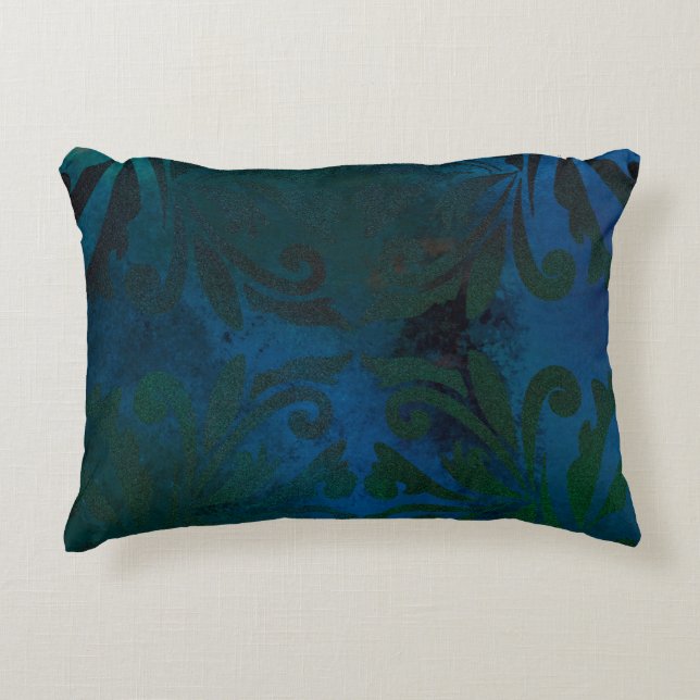 blue accent pillow (Front)