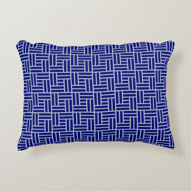 Blue Accent Pillow (Front)