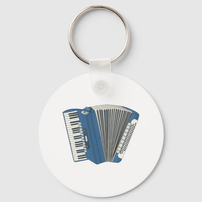 blue accordian keychain (Front)