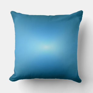 Blue Acrylic Abstract Throw Pillow