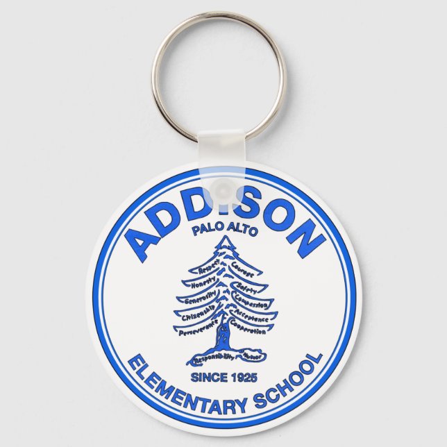 Blue Addison Keychain (Front)