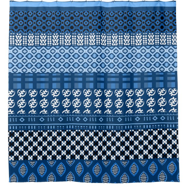 Blue African Pattern Mix (Front)
