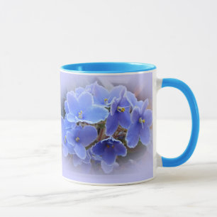 Blue African Violets Mug