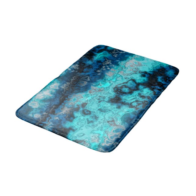 Blue Agate Bath Mat (Angled)