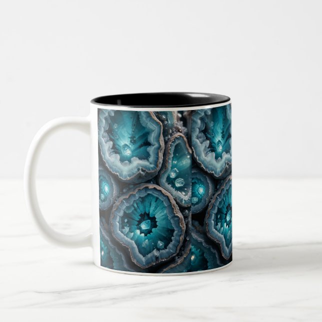Blue Agate Coffee Mug (Left)