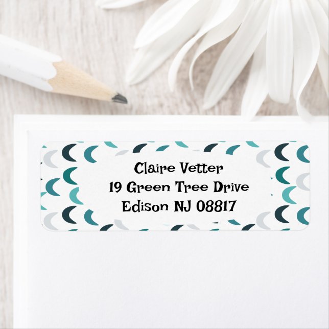 Blue Agate Crescents  (Insitu)