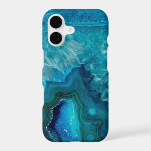 Blue Agate Crystal Geode
