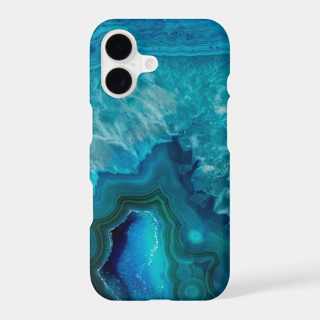 Blue Agate Crystal Geode (Back)