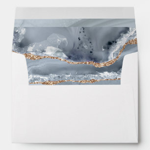 blue agate envelope