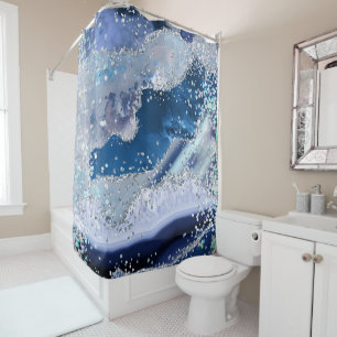*~* Blue Agate Holo GLITTER Celestial Ocean AP8 