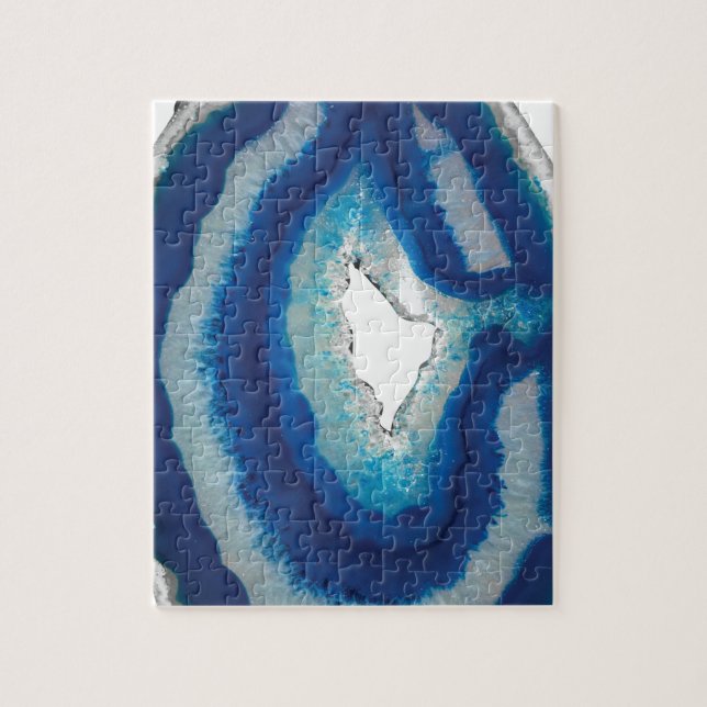 Blue Agate Jigsaw Puzzle (Vertical)