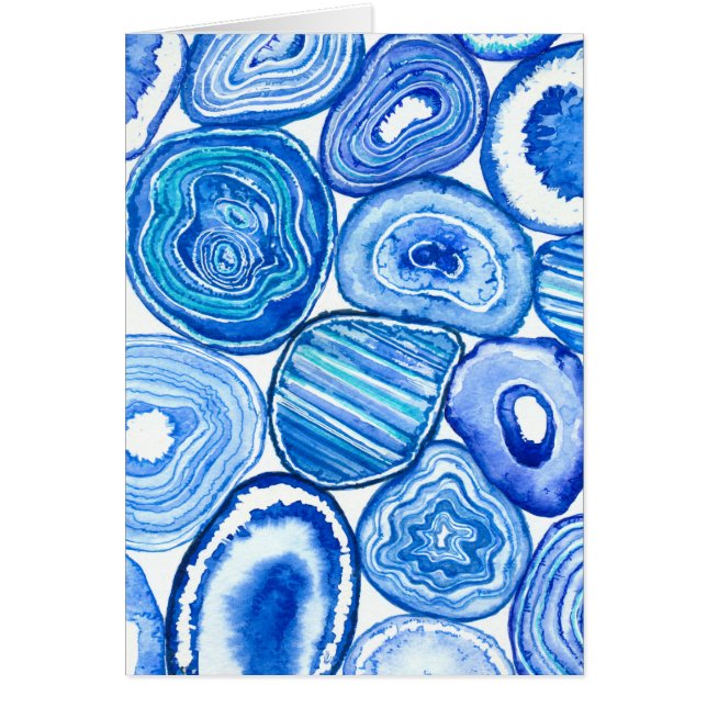 Blue agate slices (Front)