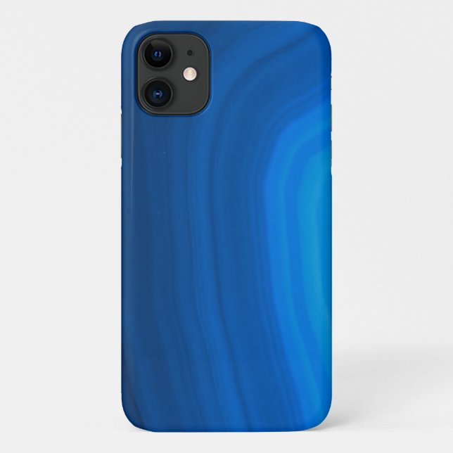Blue Agate Stone Case-Mate iPhone Case (Back)