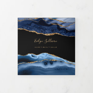 Blue Agate Trifold Brochure