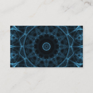 blue alien kaleidoscope business card