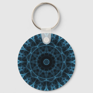 blue alien keychain