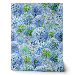 Blue Alliums Wallpaper
