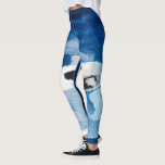 Blue Amore II Leggings<br><div class="desc">Blue Amore II by Sisa Jasper</div>