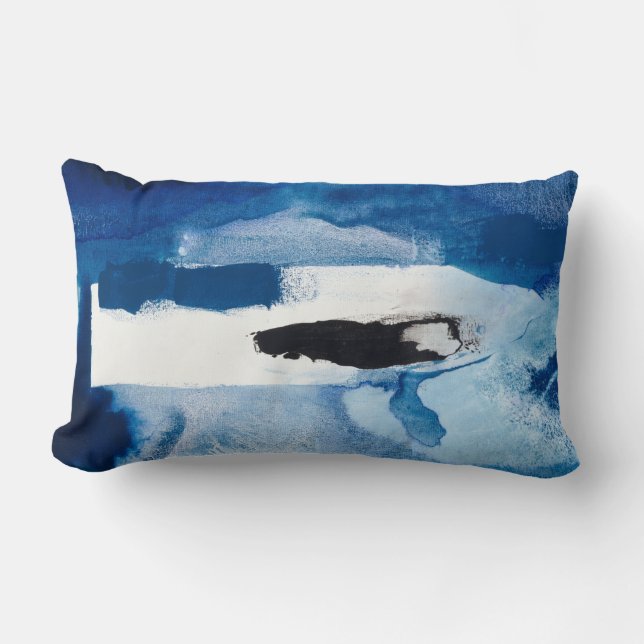 Blue Amore II Lumbar Pillow (Front)