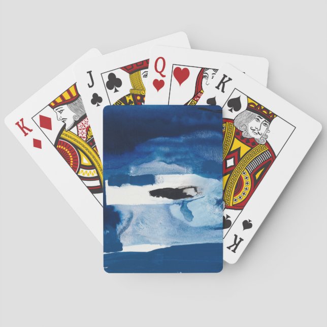 Blue Amore II Playing Cards (Back)
