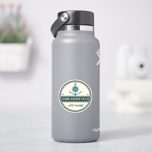 Blue Anchor Nautical Welcome yacht sailing Boat  (HydroFlask)