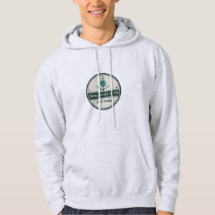 Blue Anchor Nautical Welcome yacht sailing Boat Hoodie