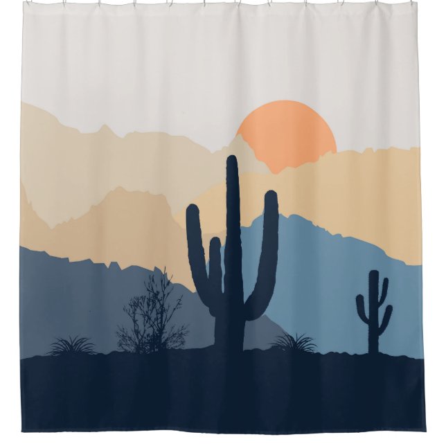 Blue and beige desert sunrise (Front)