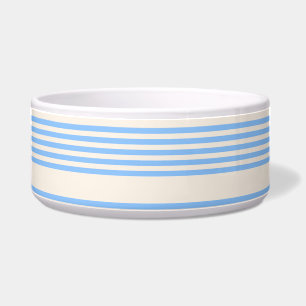 Blue and beige five stripe pattern